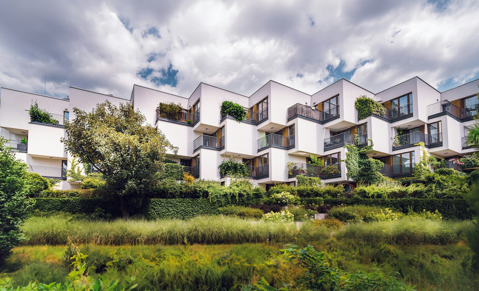 ESG and Sustainability Advisory for Real Estate | Land Sterling | Land Sterling Landscaped green residential eco housing estate